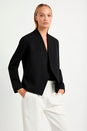 Mela Purdie Envelope Jacket Black and Audrey Tank Black