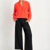 Mela Purdie Flute Blouse Tangello
