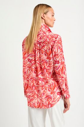 Mela Purdie Soft Shirt Tangello Print