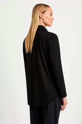 Mela Purdie Zip Collar Sweater Black