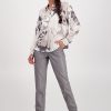 Monari Blouse Floral Print Allover Champgn Ptn