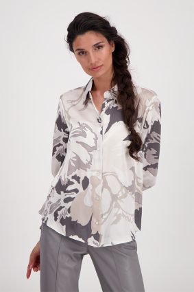 Monari Blouse Floral Print Allover Champgn Ptn