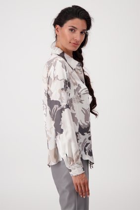 Monari Blouse Floral Print Allover Champgn Ptn