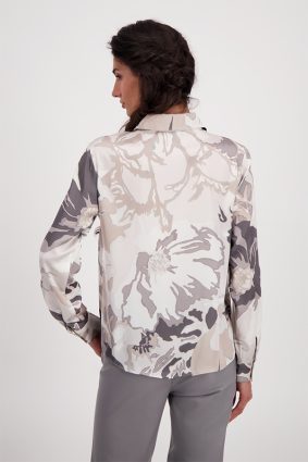 Monari Blouse Floral Print Allover Champgn Ptn