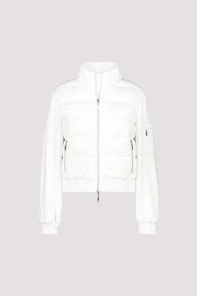 Monari Jacket Quilted & Sweat Off White