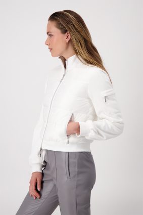 Monari Jacket Quilted & Sweat Off White