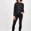 Monari Jersey Blouse Bag Adorned Black