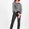 Monari Leather Look Pants Black