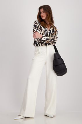 Monari Leo Shirt Blouse Biscuit Ptn
