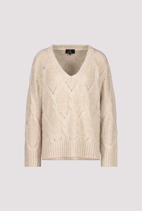 Monari Sweater Braid Fleece Biscuit