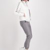 Monari Waistcoat Quilted With Patch Off White