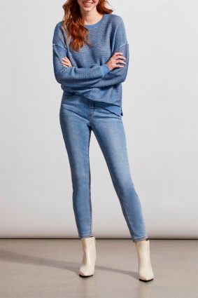 Tribal Icon Fit Pull On Jeans Lt Vintage