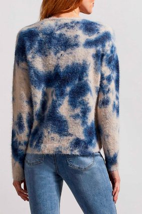 Tribal V-Neck Sweater Bluequilt