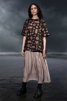 Curate Daring Diva Skirt Mushroom