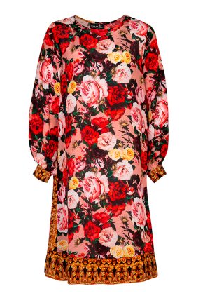 Curate Face The Tunic Dress Roses