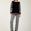 Jeis Barca Over St. Batik Knit Nero
