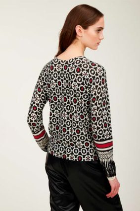 Jeis Girocollo St. Batik Knit Nero