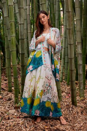 Johnny Was Pribasa Shae Kimono Multi