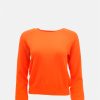 Jumper 1234 Lightweight Crew Jumper Orange