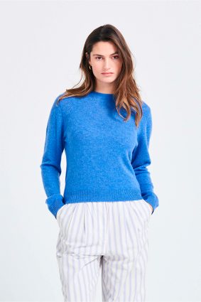 Jumper 1234 Lightweight Crew Jumper Periwinkle