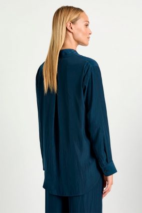 Mela Purdie Flute Blouse Beluga