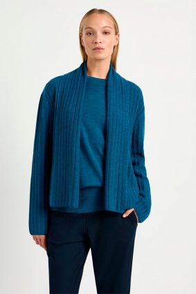 Mela Purdie Shrug Jacket Beluga Marl