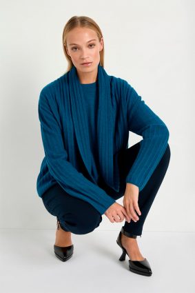 Mela Purdie Shrug Jacket Beluga Marl
