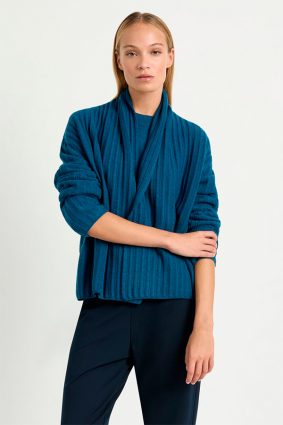 Mela Purdie Shrug Jacket Beluga Marl