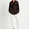 Mela Purdie Soft Shirt Shadow Print