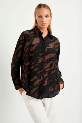 Mela Purdie Soft Shirt Shadow Print