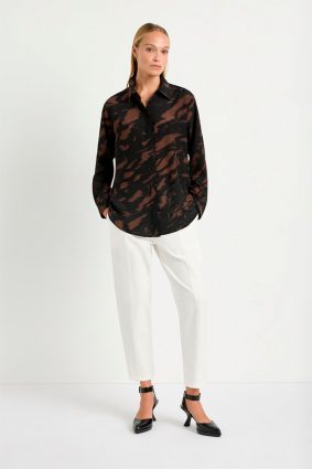 Mela Purdie Soft Shirt Shadow Print