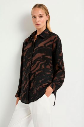 Mela Purdie Soft Shirt Shadow Print