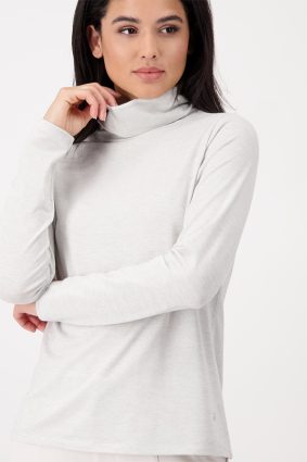 Monari Basic Lurex T-Shirt Stone