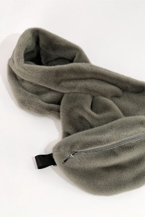 Monari Scarf Fake Fur Frozen Grn