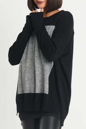 Planet Squared Sweater Black_Asphalt