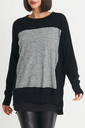 Planet Squared Sweater Black_Asphalt