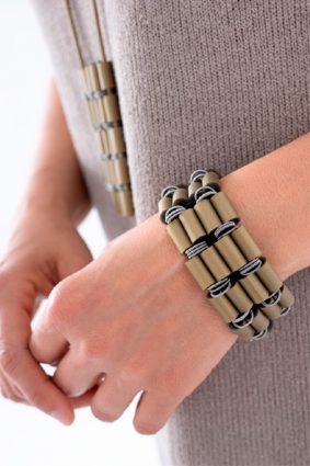 Rosalba Galati Bamboo Narrow B Dore Rhodium