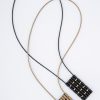 Rosalba Galati Bamboo Pendant N Dore Rhodium
