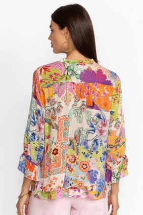 Johnny Was Vacanza Blouse Mcdreamer Print