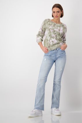 Monari Boat Neck Pullover Sage