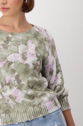 Monari Boat Neck Pullover Sage
