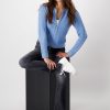 Monari Jacket Cardigan Boucle Arctic Blue
