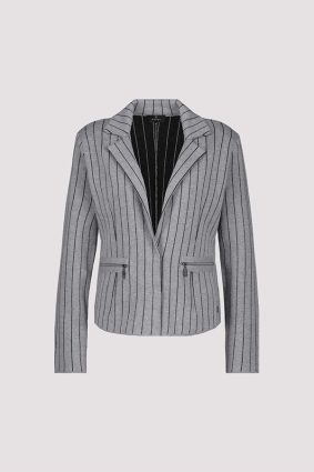 Monari Jacket Pinstripe Blazer Platinum MLG