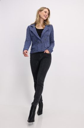 Monari Lapel Collar Jacket Indigo