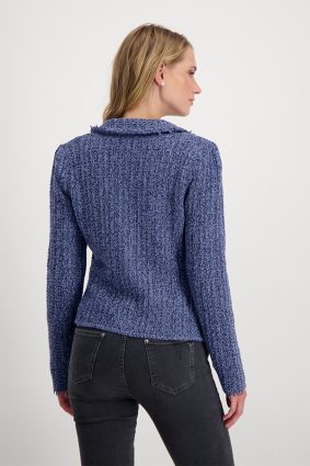 Monari Lapel Collar Jacket Indigo
