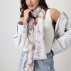 Monari Scarf Rose Ptn
