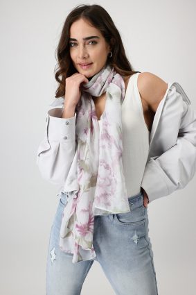 Monari Scarf Rose Ptn