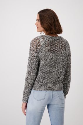 Monari V Neck Jacket Sage