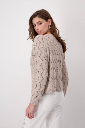 Monari V Neck Pullover Hazel