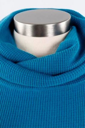 Planet Waffle Cowl Sweater Lake